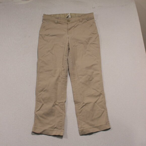 Lee Women Beige Sinfully Soft Crop Size 12 - Picture 1 of 9